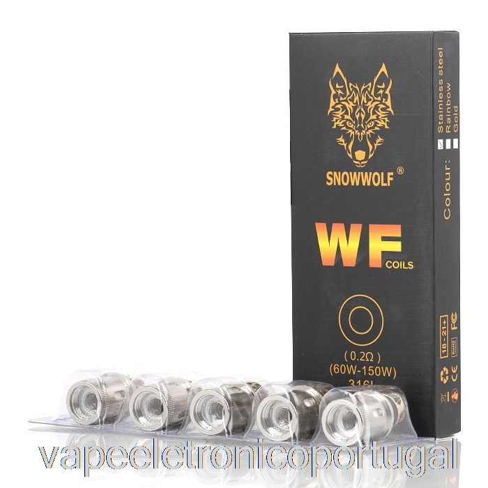Vape Eletrônico Snowwolf Wolf Wf Bobinas De Substituição 0,2ohm Bobinas Wf (aço Inoxidável)